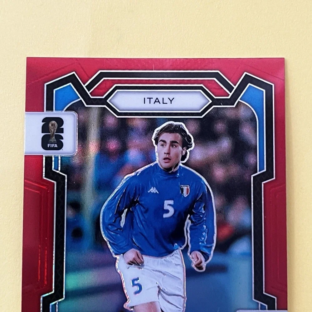 2026 Panini Prizm Monopoly FIFA‎ World Cup Fabio Cannavaro Red Prizm Italy #36